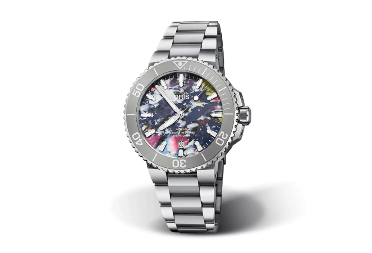 ORIS AQUIS DATE UPCYCLE WATCH 7