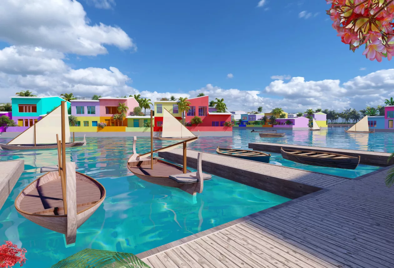 THE WORLD S FIRST FLOATING ISLAND CITY 2