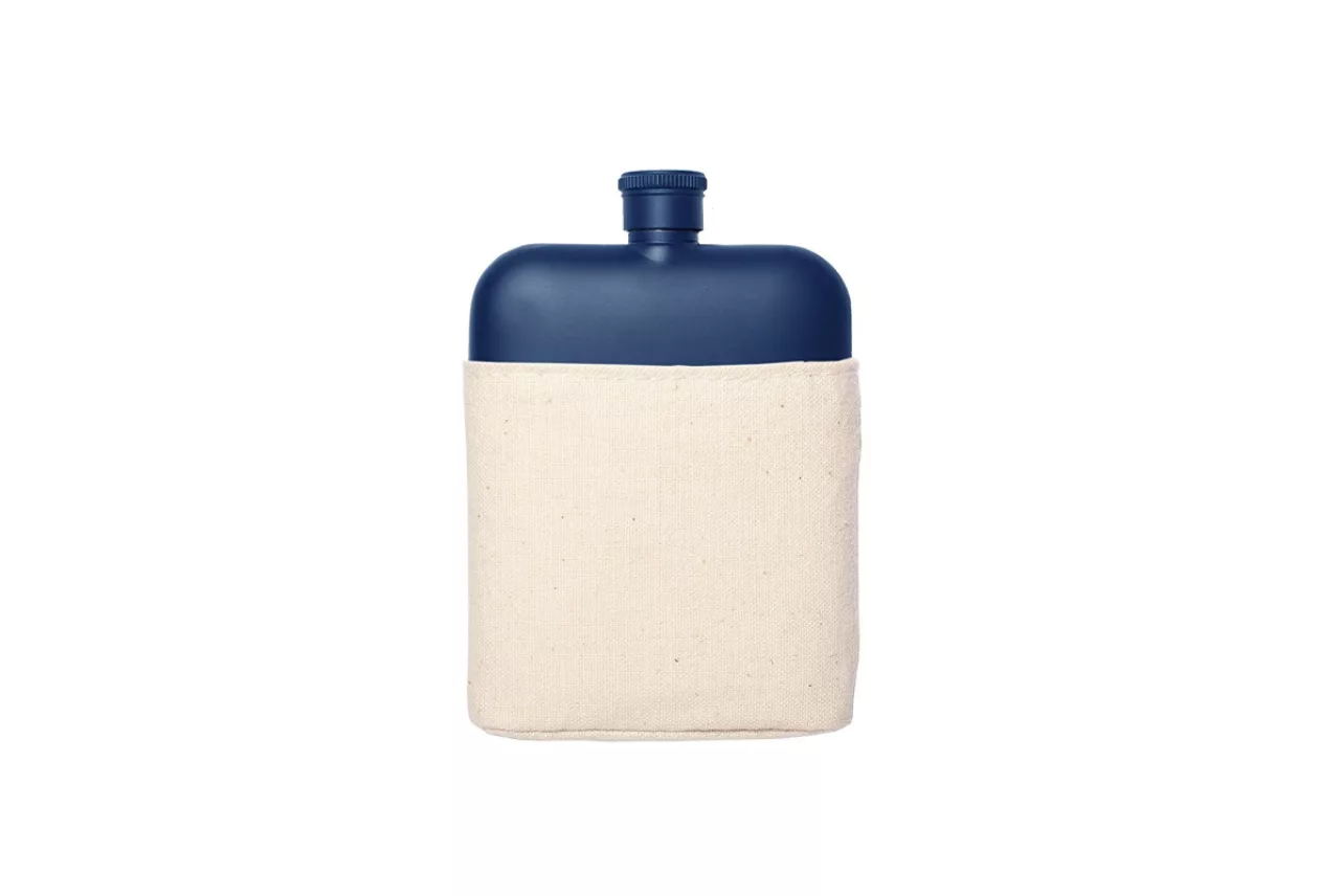FLASK WITH CANVAS CARRIER 1