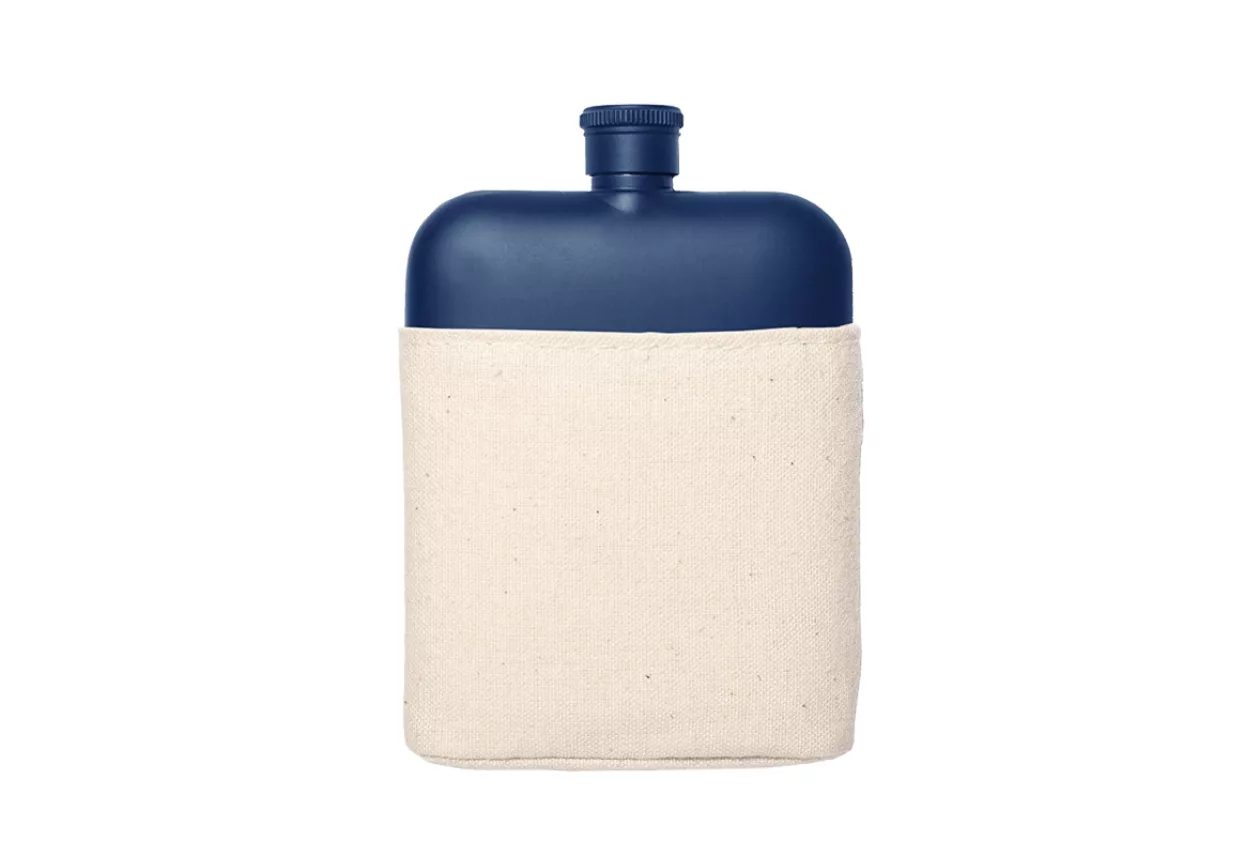 FLASK WITH CANVAS CARRIER 4