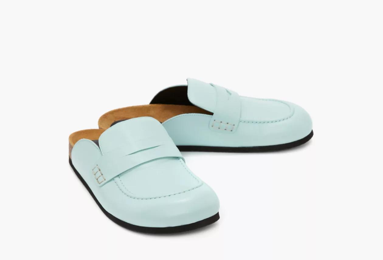 WOMENS LEATHER LOAFER MULES from JW Anderson 2
