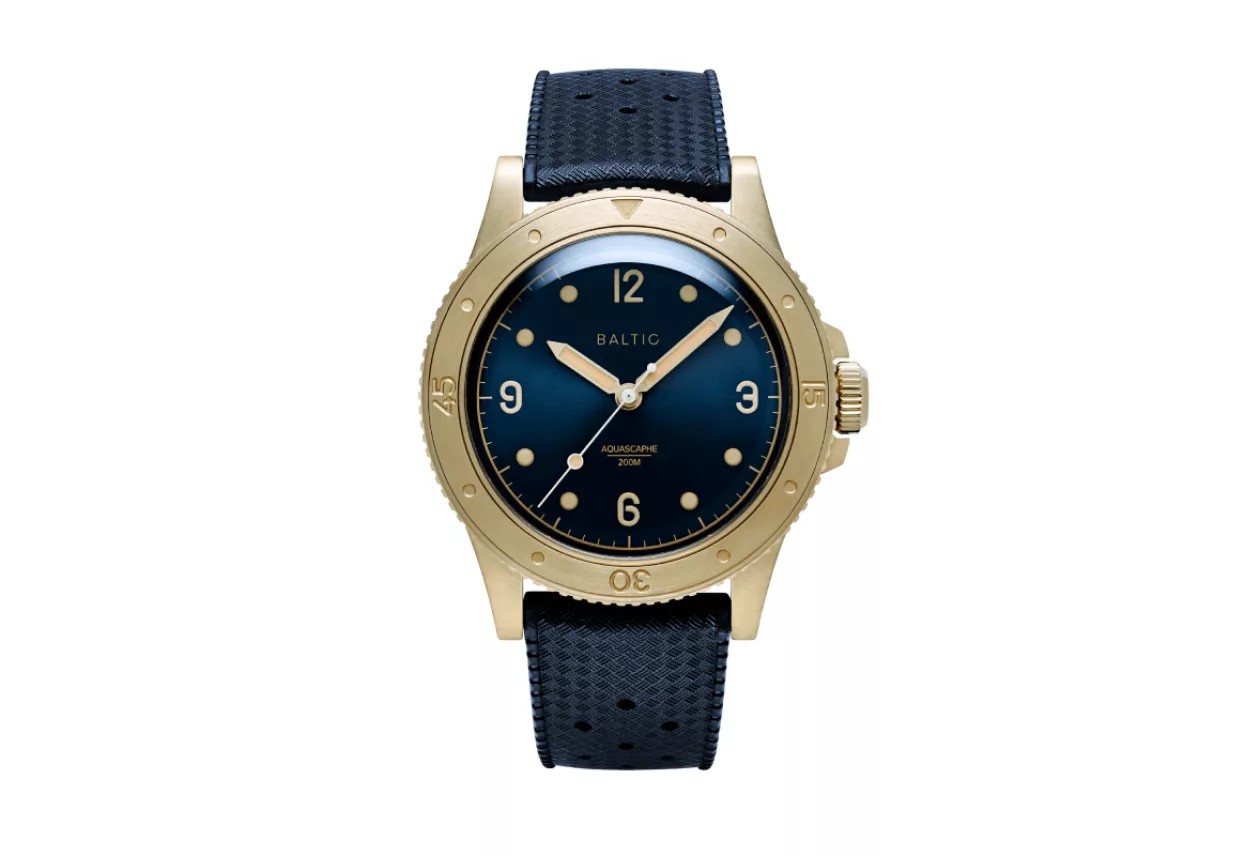 BALTIC AQUASCAPHE Bronze Blue Gilt 1