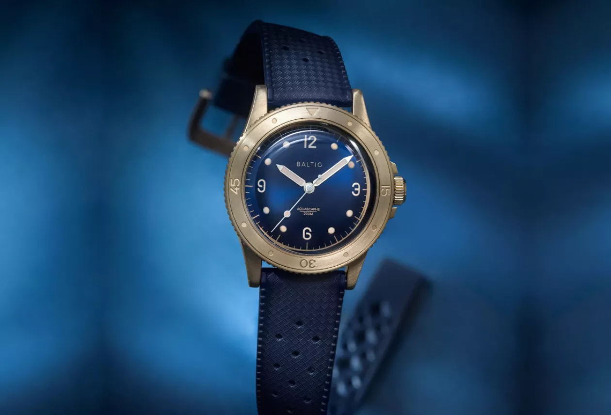 BALTIC AQUASCAPHE Bronze Blue Gilt 2