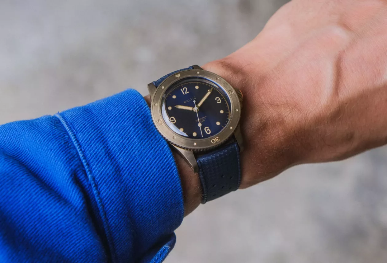 BALTIC AQUASCAPHE Bronze Blue Gilt 5