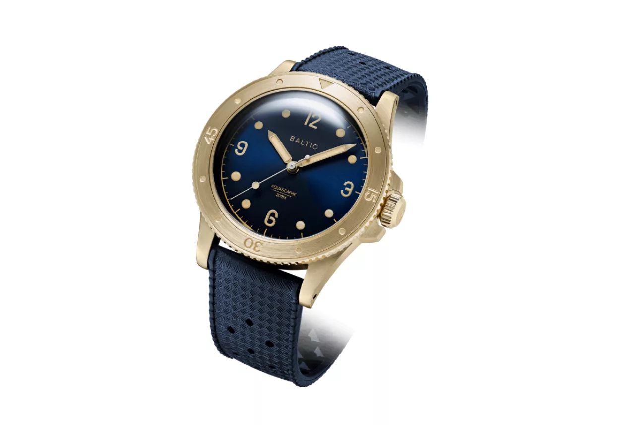 BALTIC AQUASCAPHE Bronze Blue Gilt 6