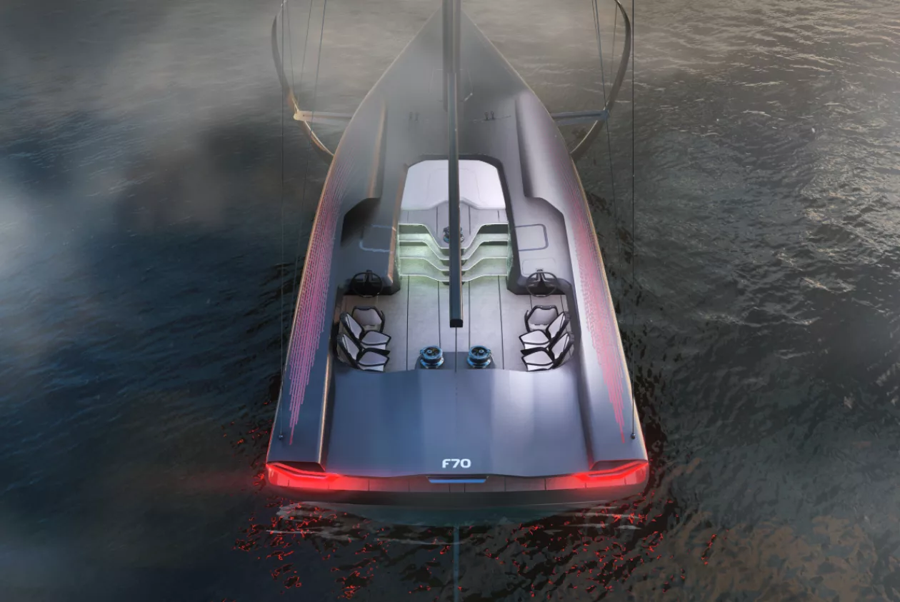 Pininfarinas New 70 Foot Foiling Hyperboat Concept 1