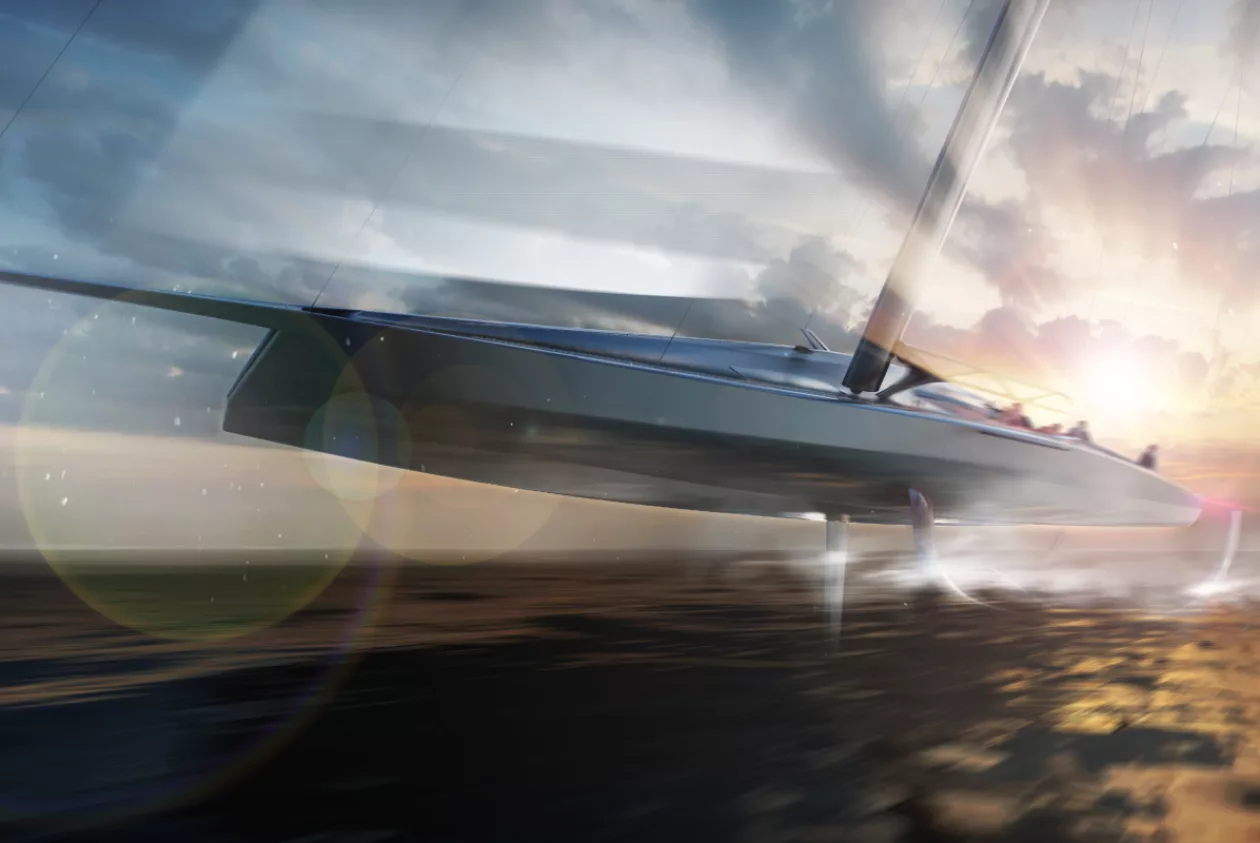 Pininfarinas New 70 Foot Foiling Hyperboat Concept 7