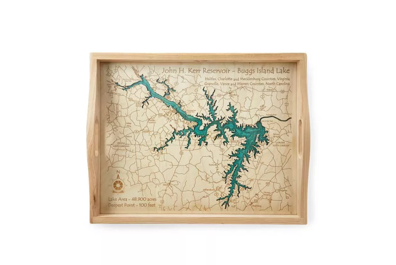 Coastal and Lake Art Serving Trays 1