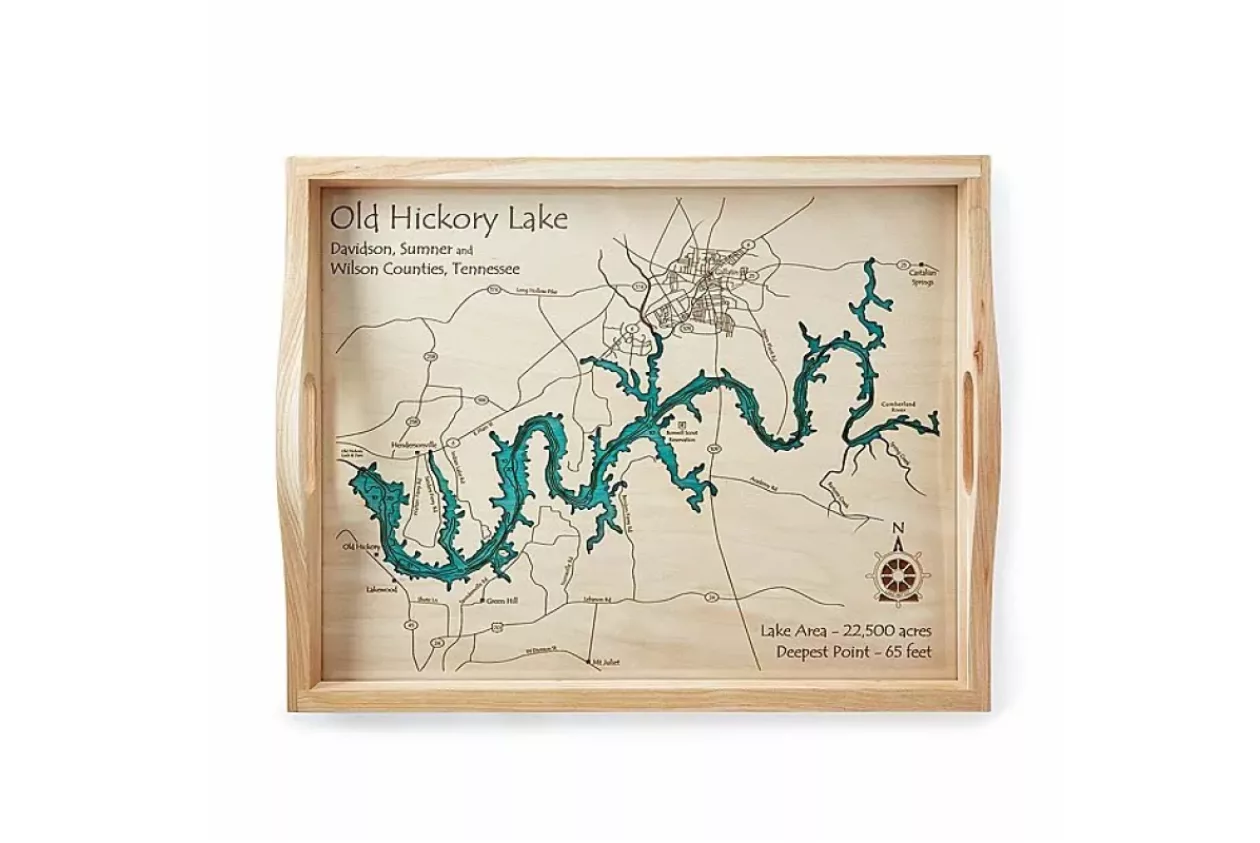 Coastal and Lake Art Serving Trays 5