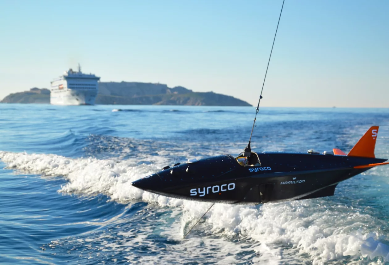 Syrocos Moonshot I is Foiling Kite powered Sailing craft 1