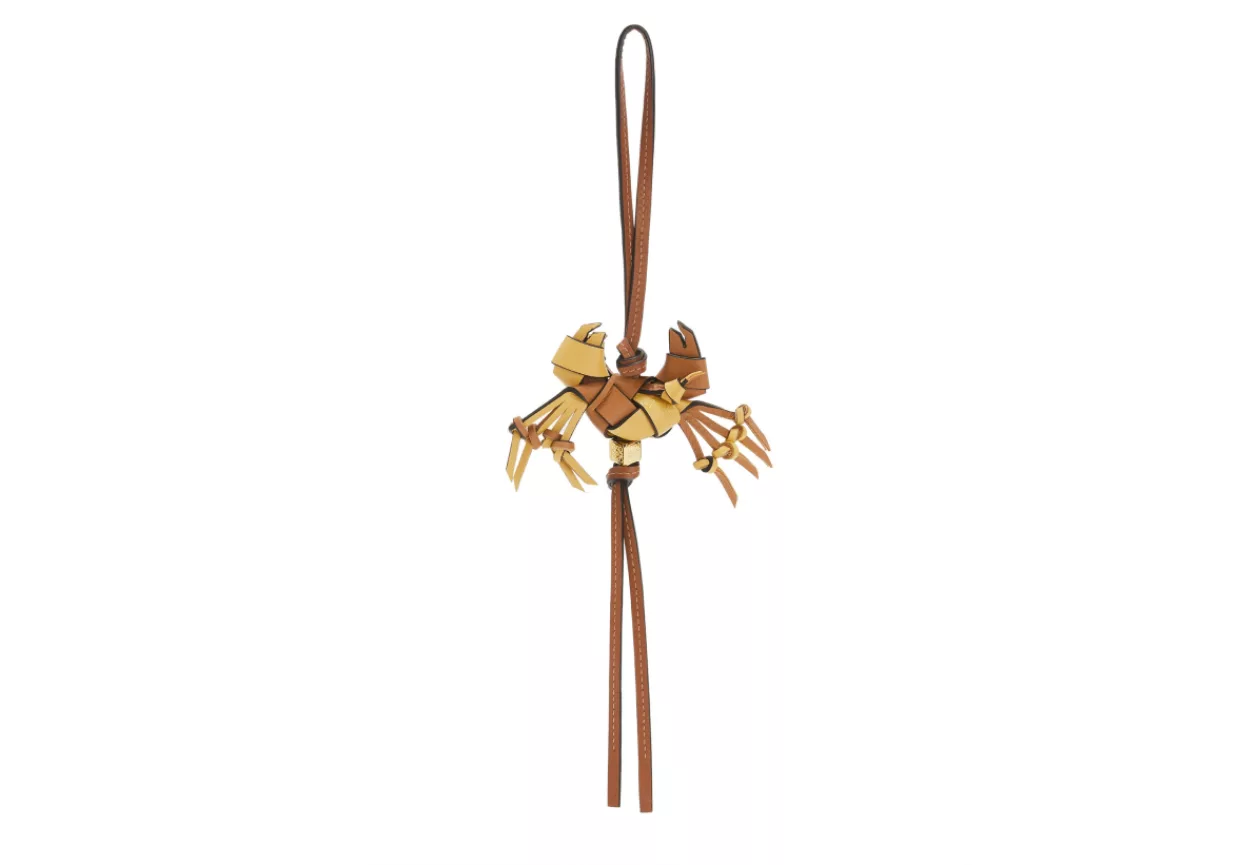 Crab charm in calfskin 2