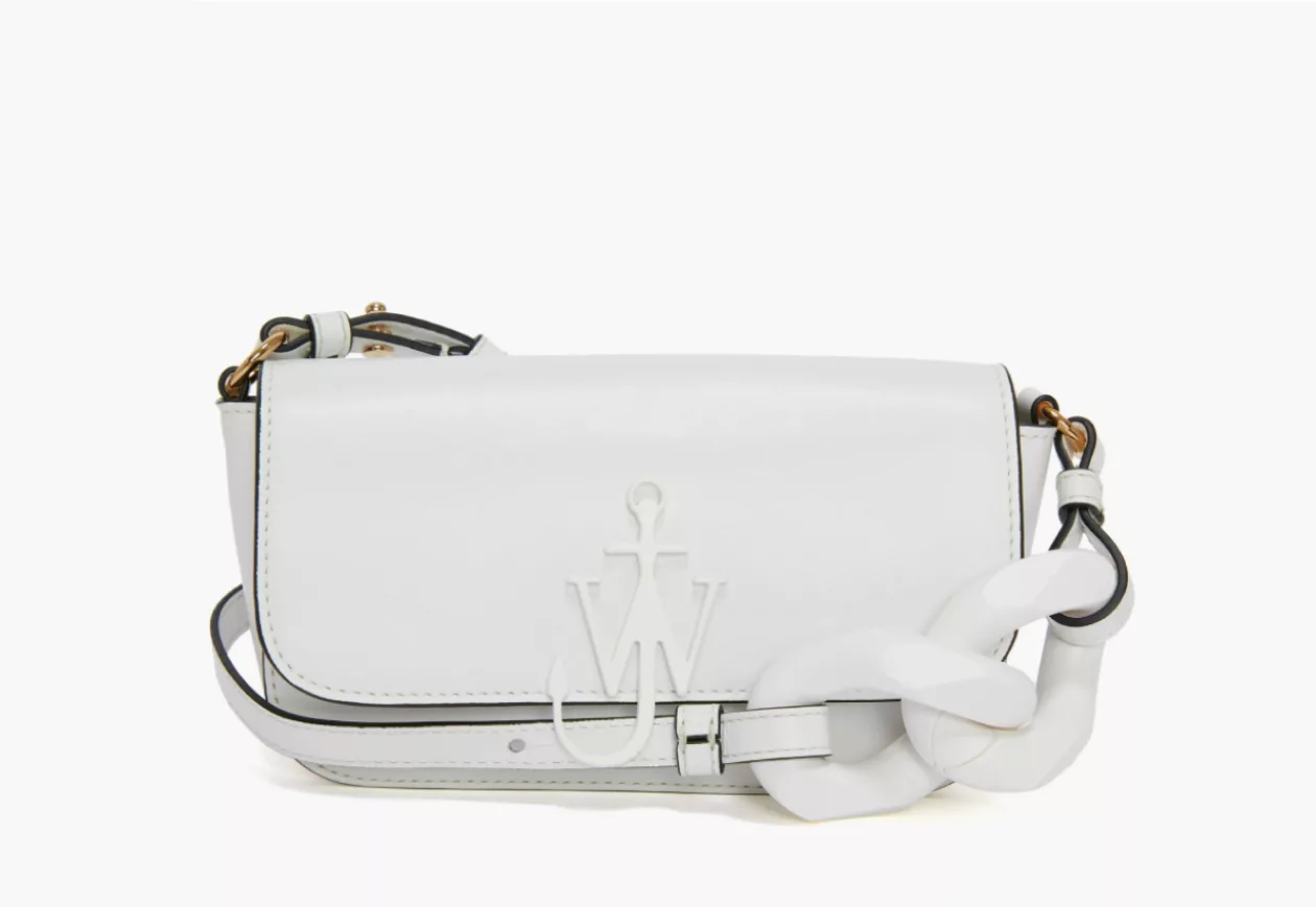 ANCHOR CHAIN BAGUETTE LEATHER SHOULDER BAG 2