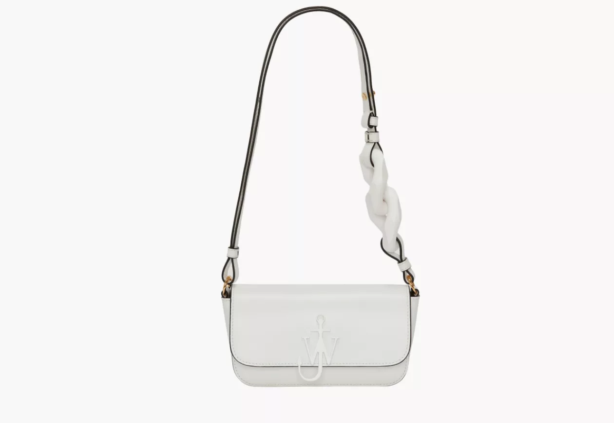 ANCHOR CHAIN BAGUETTE LEATHER SHOULDER BAG 3