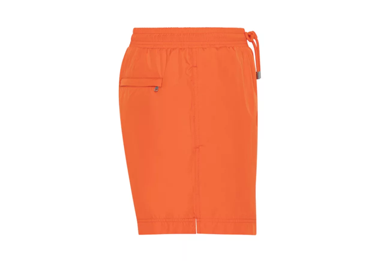 Marda Orange Mid Length Swim Shorts 2