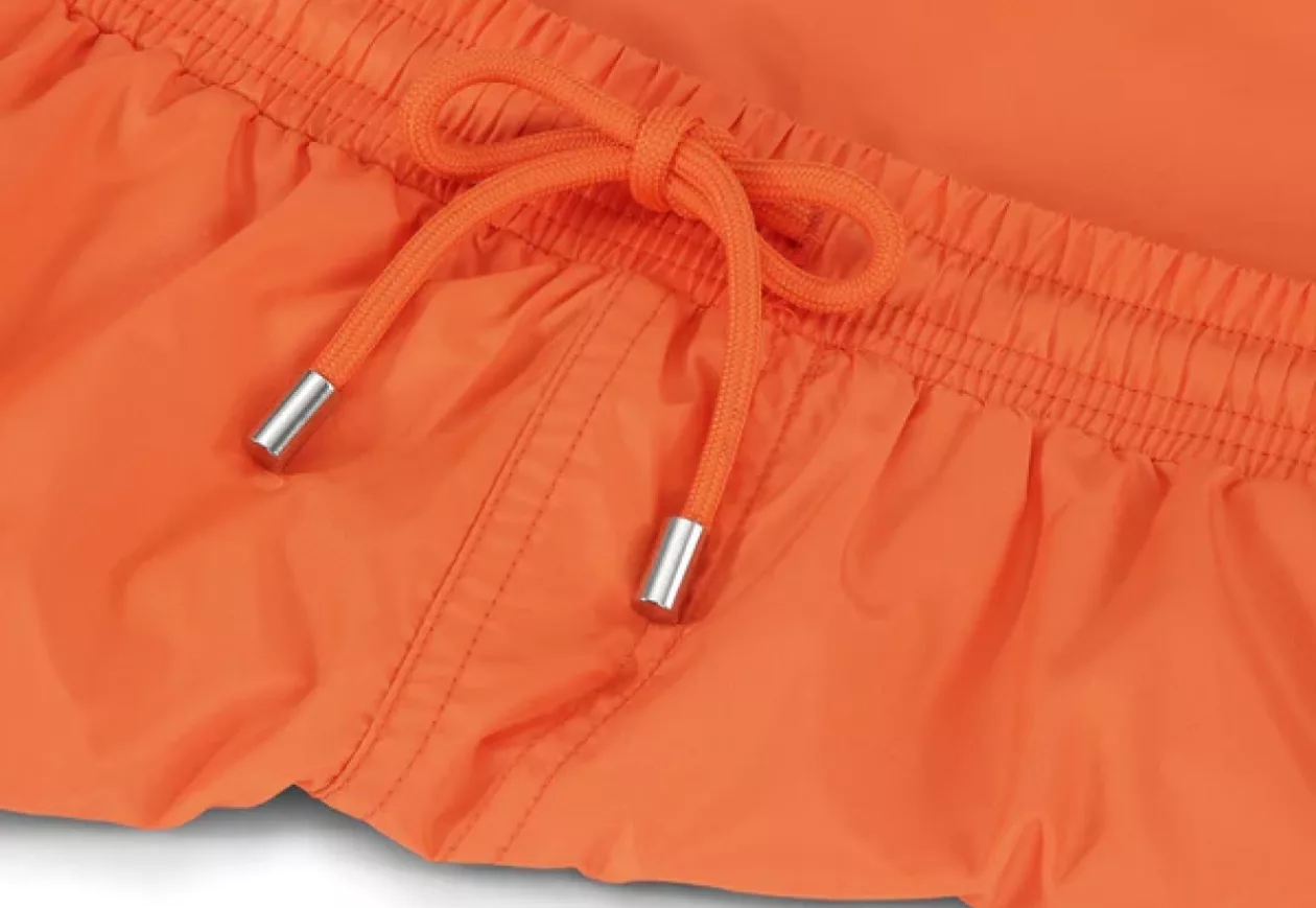 Marda Orange Mid Length Swim Shorts 3