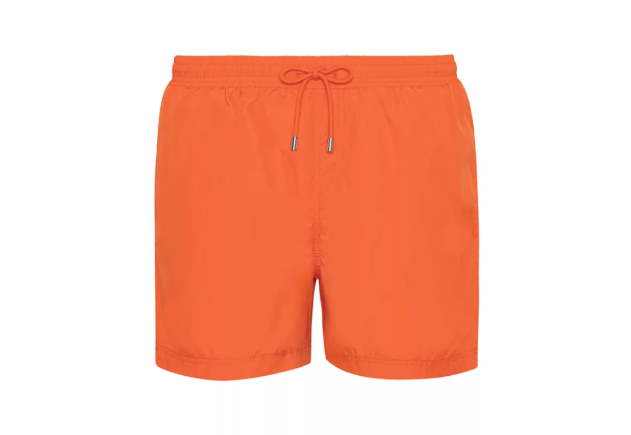 Marda Orange Mid Length Swim Shorts 8