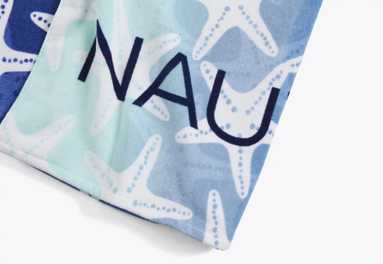 STRIPED STARFISH PRINTED BEACH TOWEL FROM NAUTICA 2