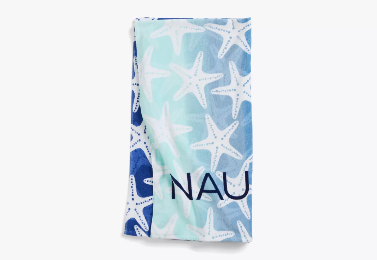 STRIPED STARFISH PRINTED BEACH TOWEL FROM NAUTICA 3