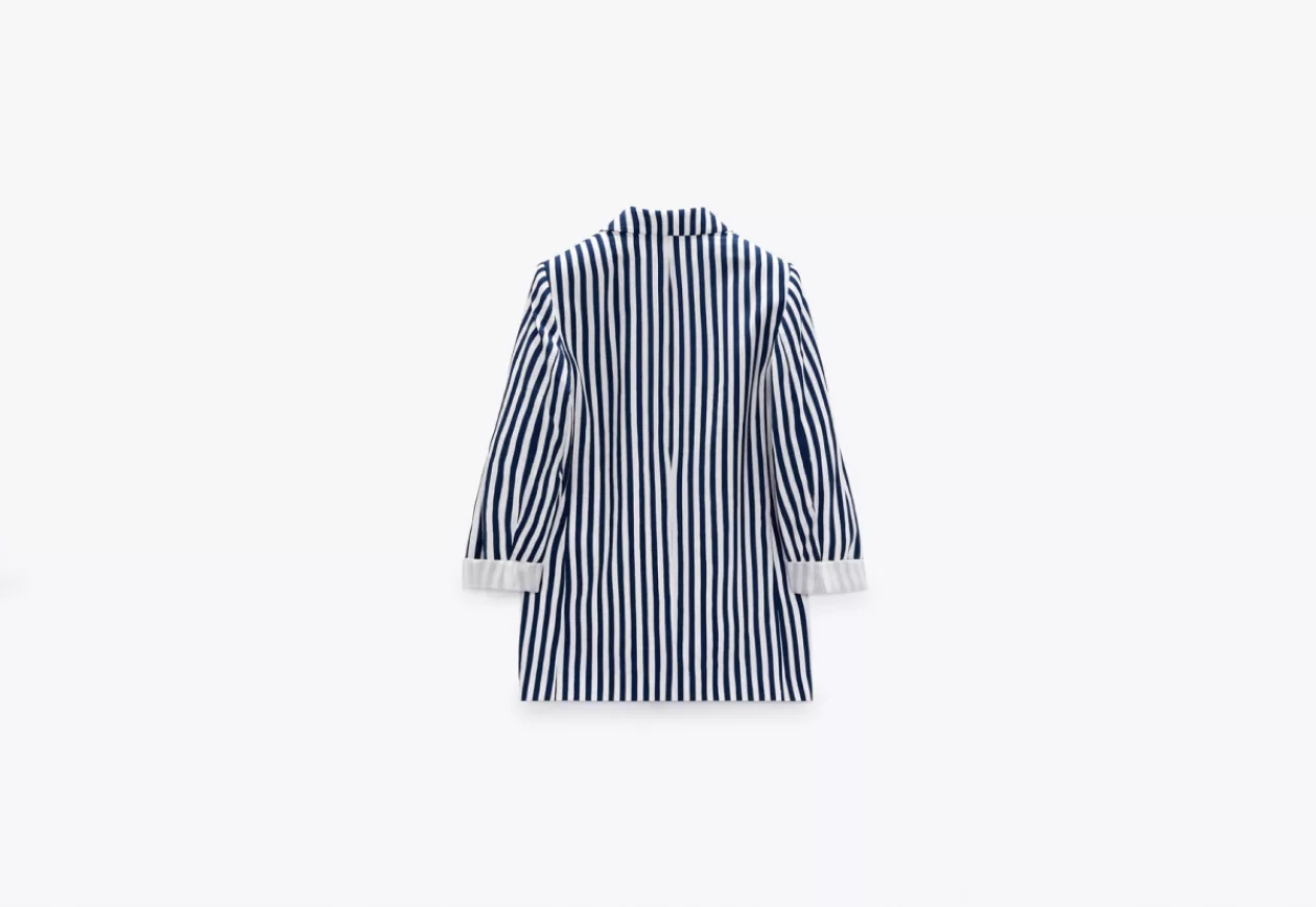 Striped Pocketed Blazer from ZARA 5