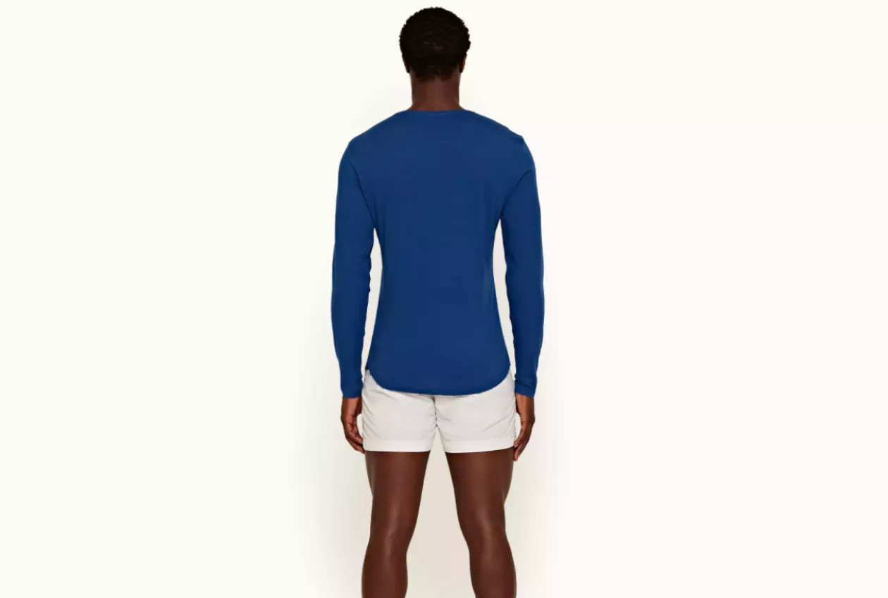 OB T Bleu Tailored Fit Long Sleeve T Shirt 3