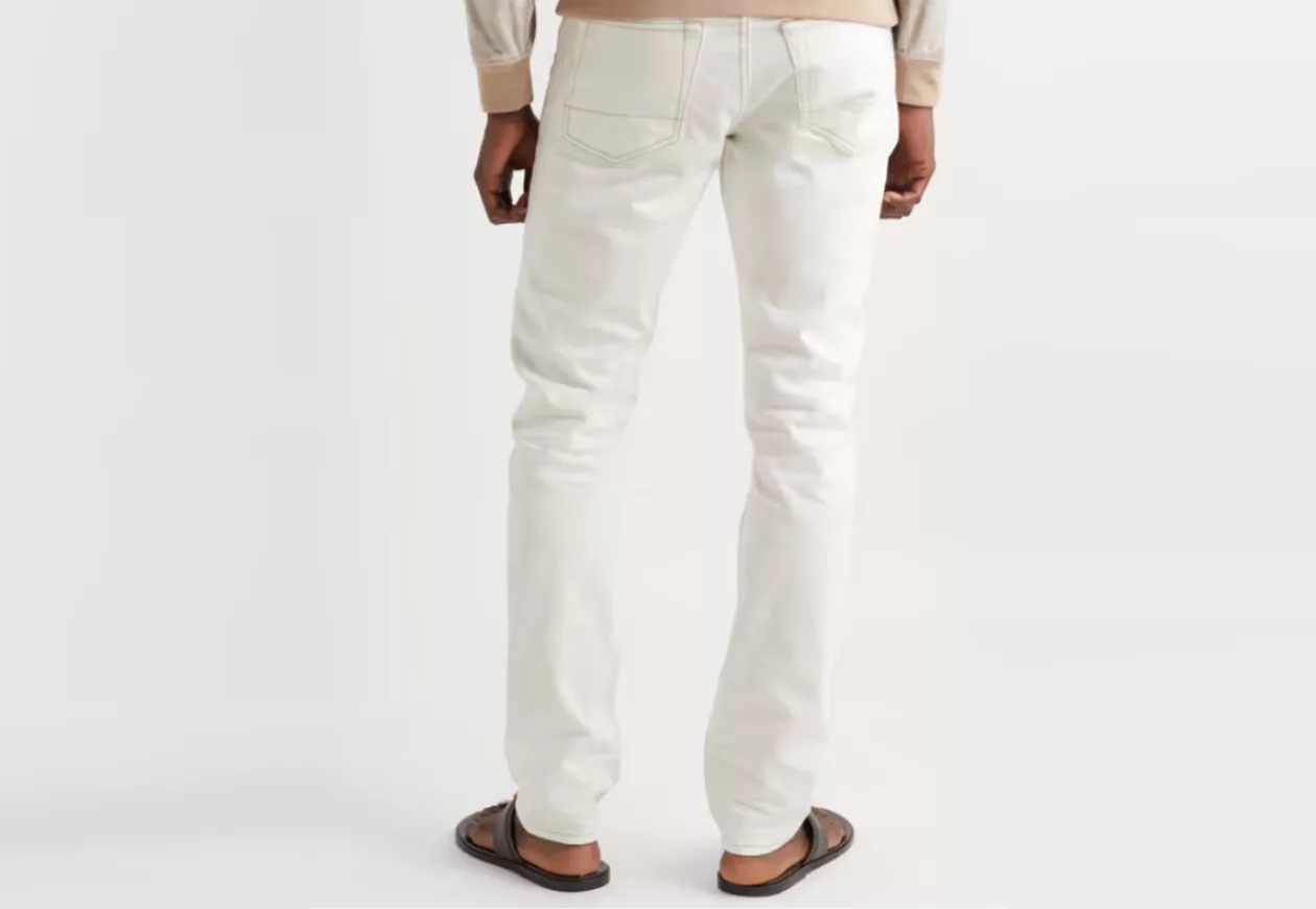 TOM FORD Slim Fit Garment Washed Selvedge Jeans 3