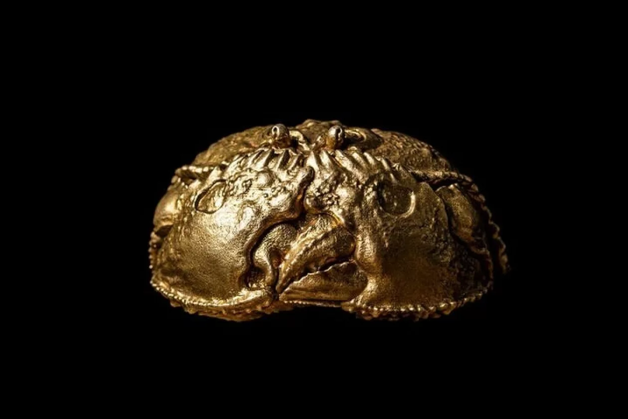 BRASS CRAB KEEPSAKE BOX 6