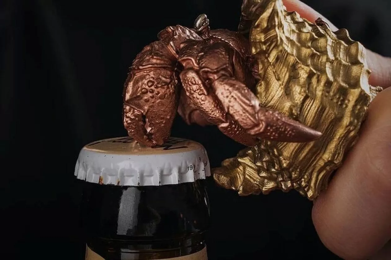BRONZE HERMIT CRAB BOTTLE OPENER 2