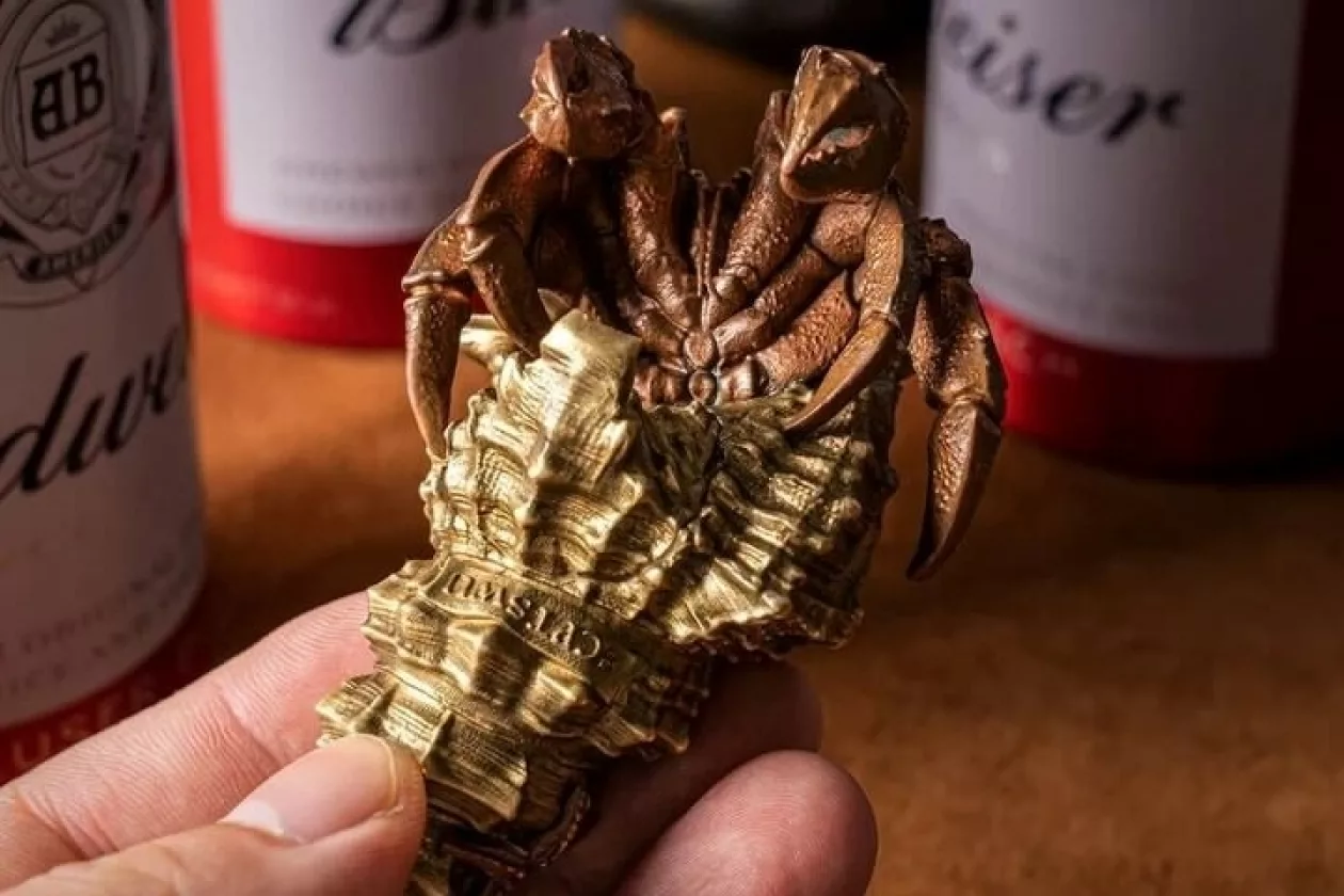 BRONZE HERMIT CRAB BOTTLE OPENER 3