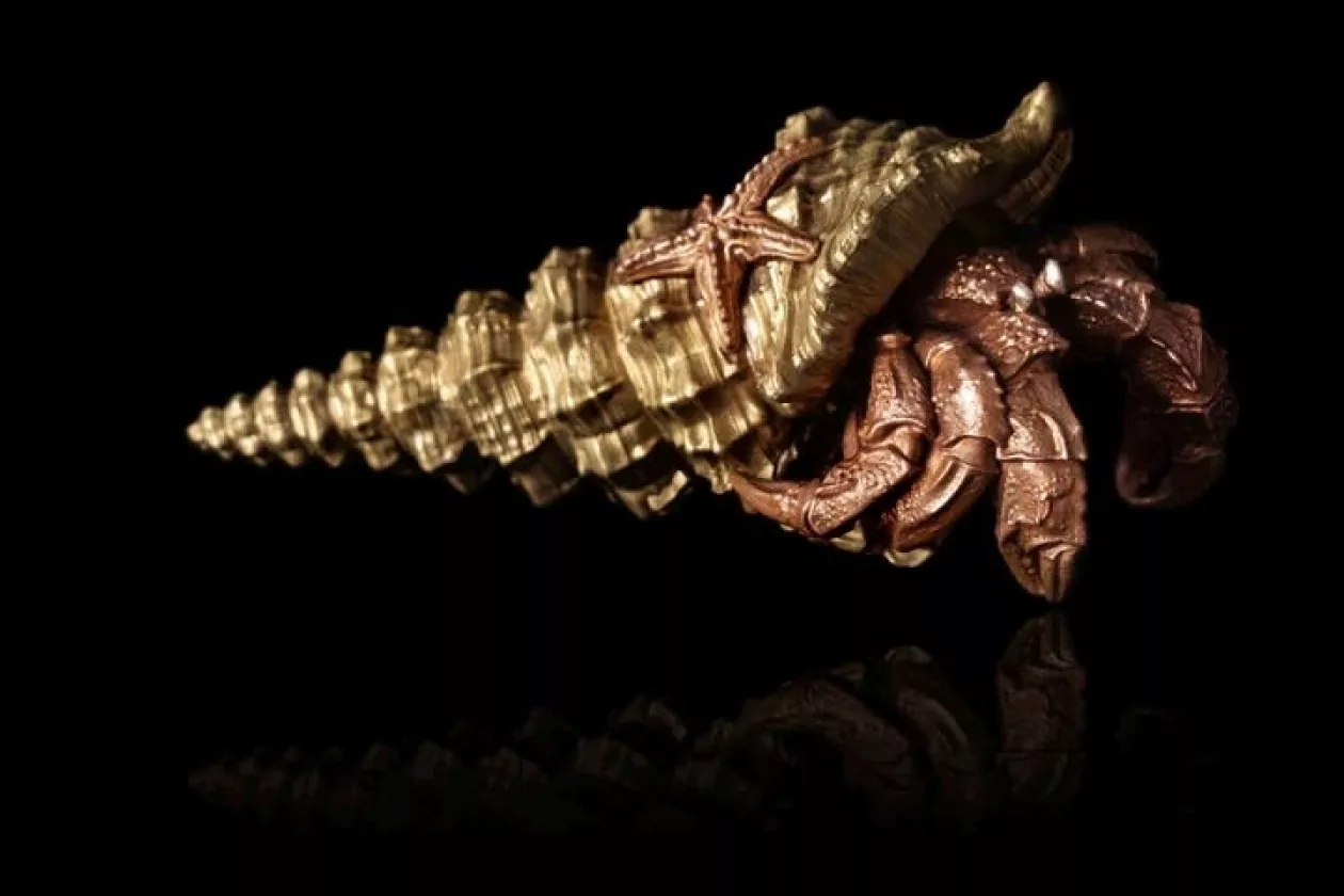 BRONZE HERMIT CRAB BOTTLE OPENER 5