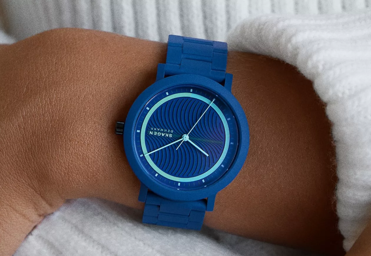 Aaren Ocean Three Hand Ocean Blue tide ocean material Watch 6