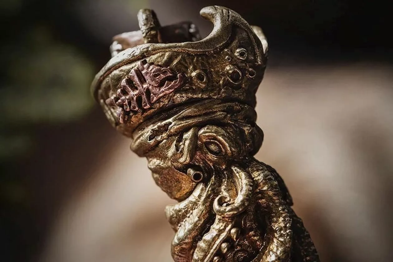 BRASS PIRATE OCTOPUS WHISTLE 3