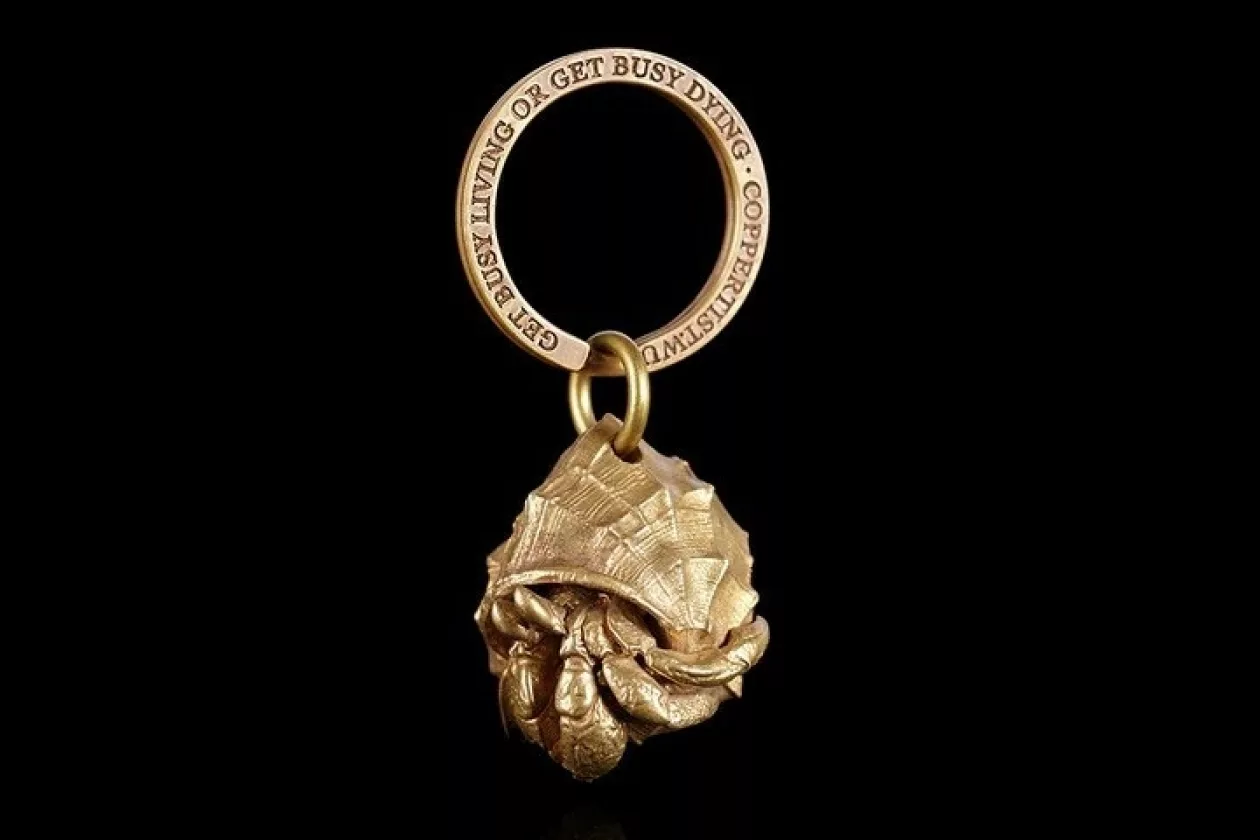 BRASS HERMIT CRAB BELL 4