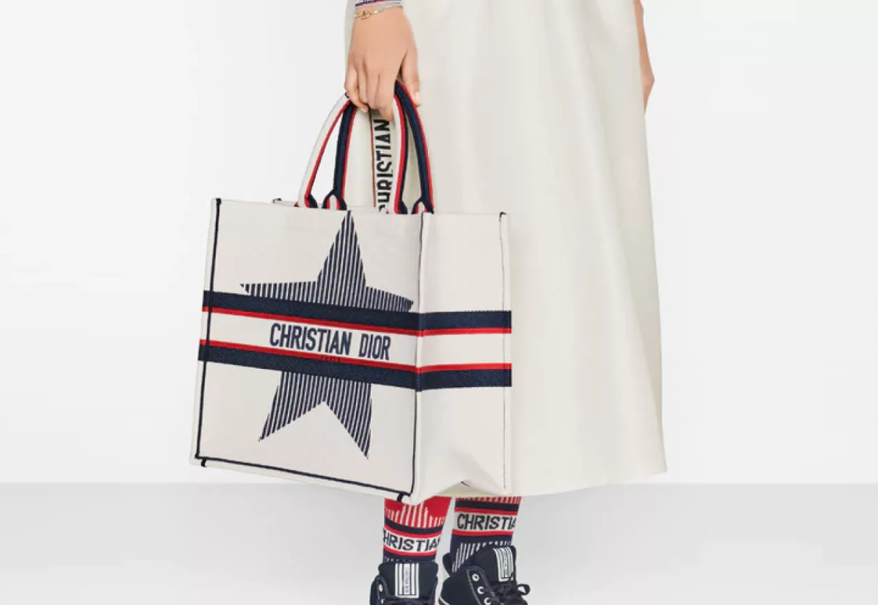 LARGE DIORALPS DIOR BOOK TOTE 31