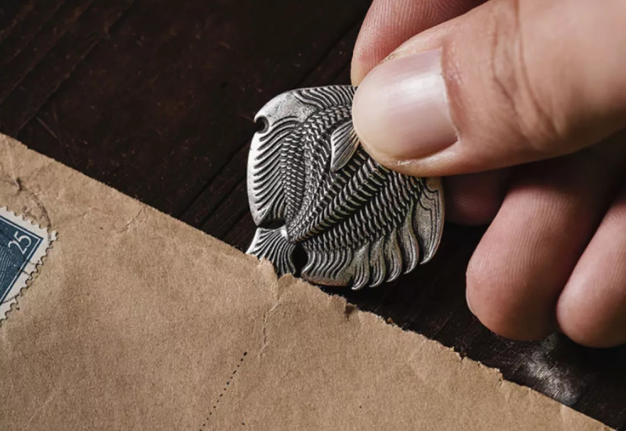 SILVER ANGELFISH LETTER OPENER 1