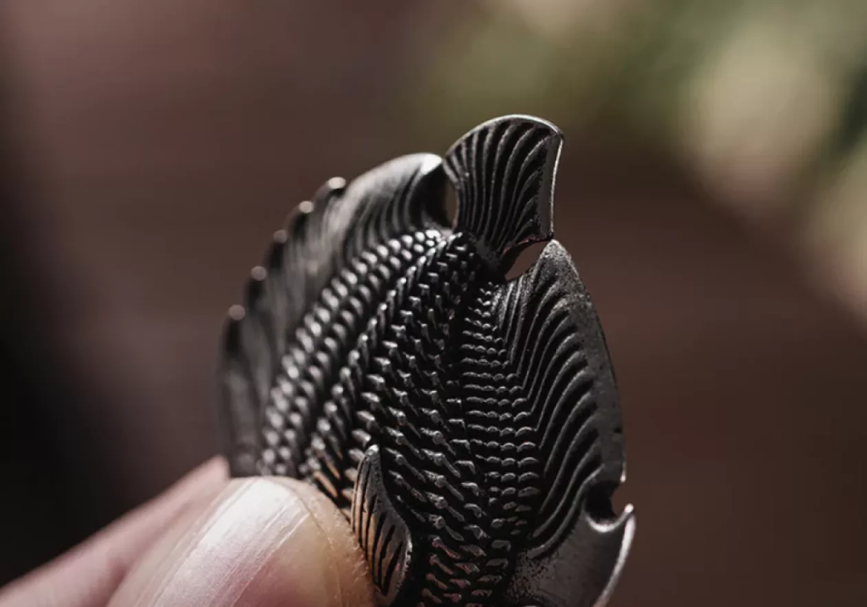 SILVER ANGELFISH LETTER OPENER 3