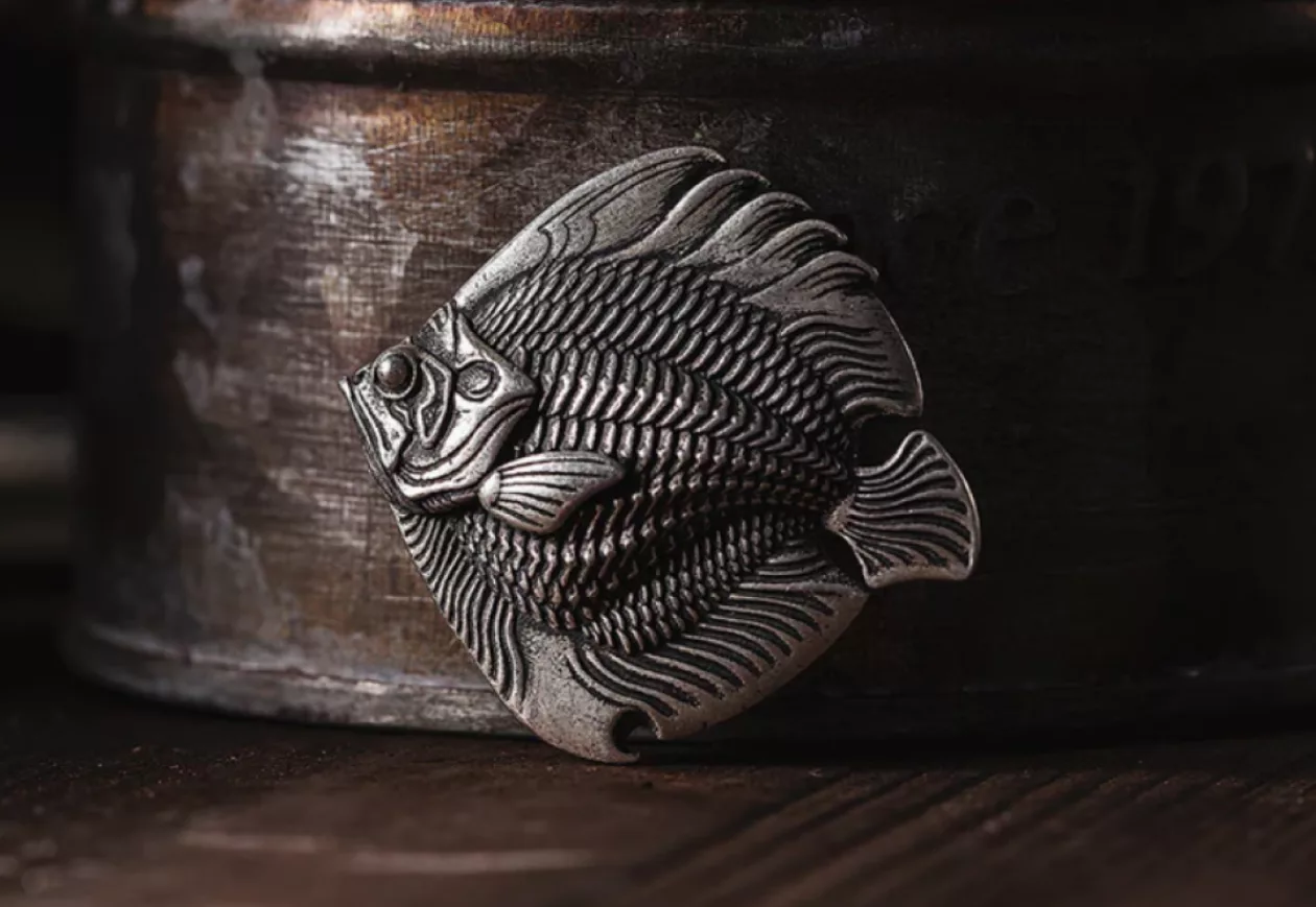 SILVER ANGELFISH LETTER OPENER 4