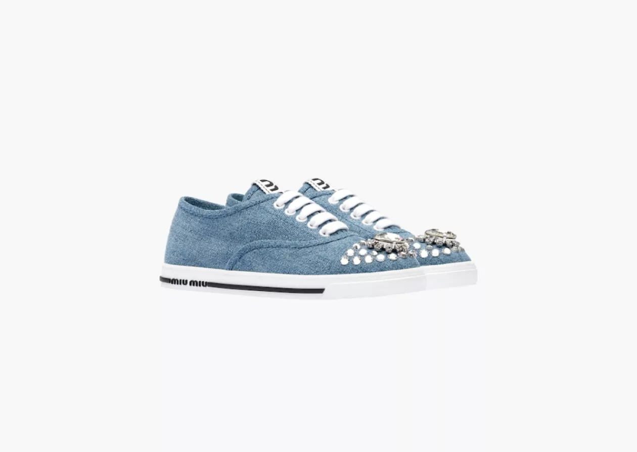 Miu Miu Denim Sneakers 2