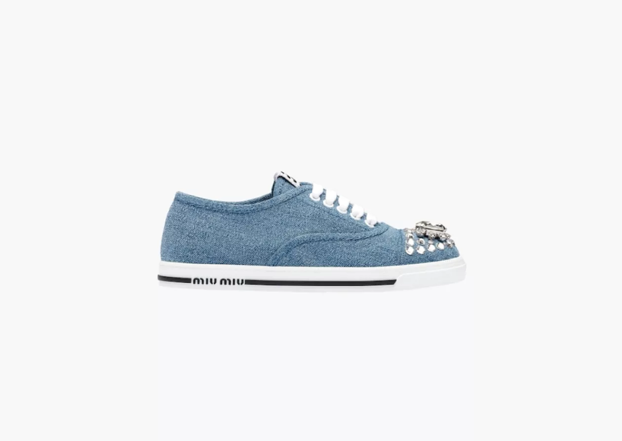 Miu Miu Denim Sneakers 4