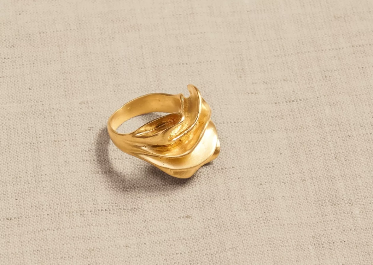 Banana Republic Waves Ring Aureus Argent 1