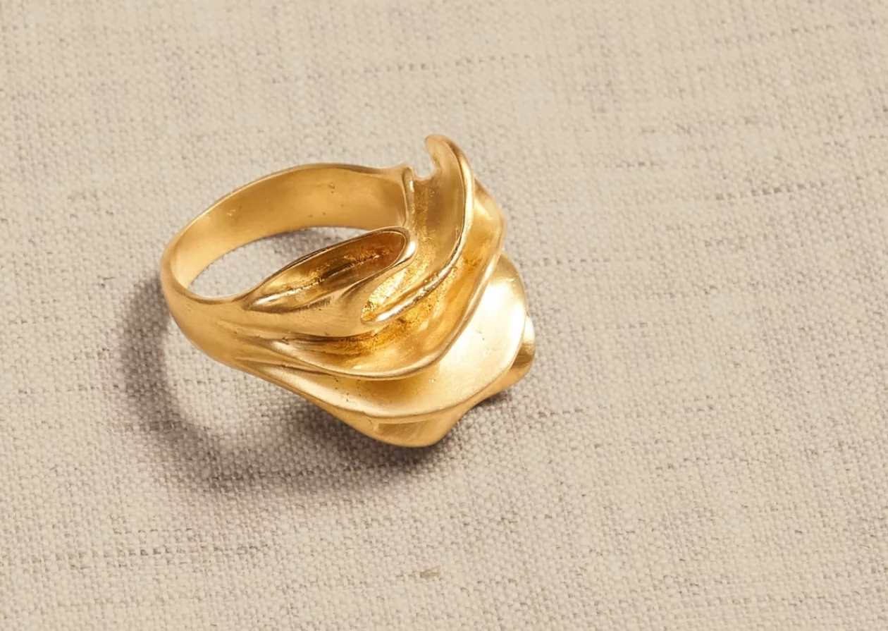 Banana Republic Waves Ring Aureus Argent 2