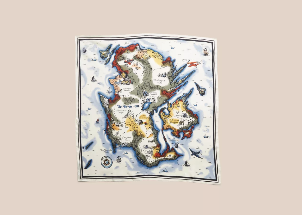 Banana Republic Signature Silk Scarf 2