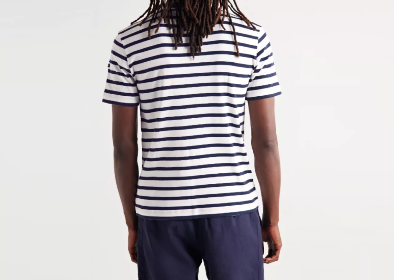 Armor Lux Slim Fit Striped Cotton Jersey T Shirt 3
