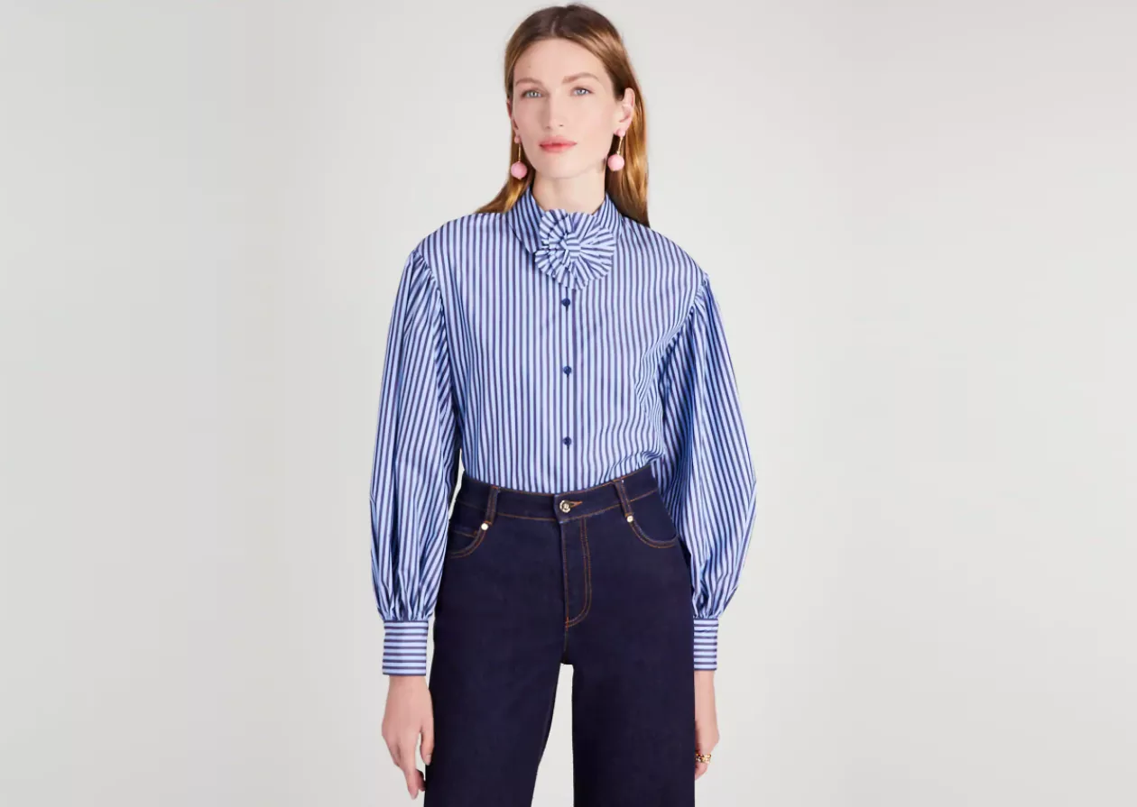 Pastry Stripe Carrie Shirt by Kate Spade 11