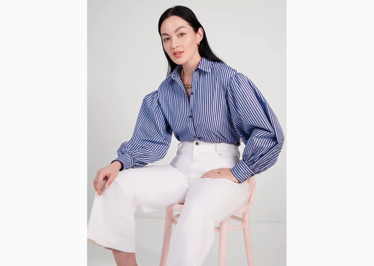 Pastry Stripe Carrie Shirt by Kate Spade 44