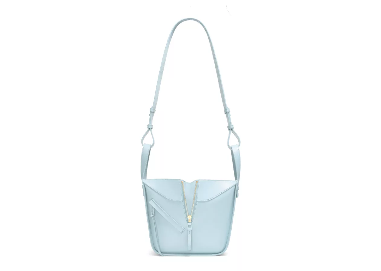 Aquamarine Hammock Compact Bag in Satin Calfskin by LOEWE 2
