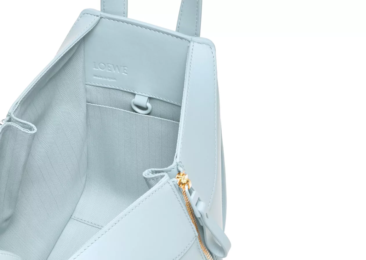 Aquamarine Hammock Compact Bag in Satin Calfskin by LOEWE 5