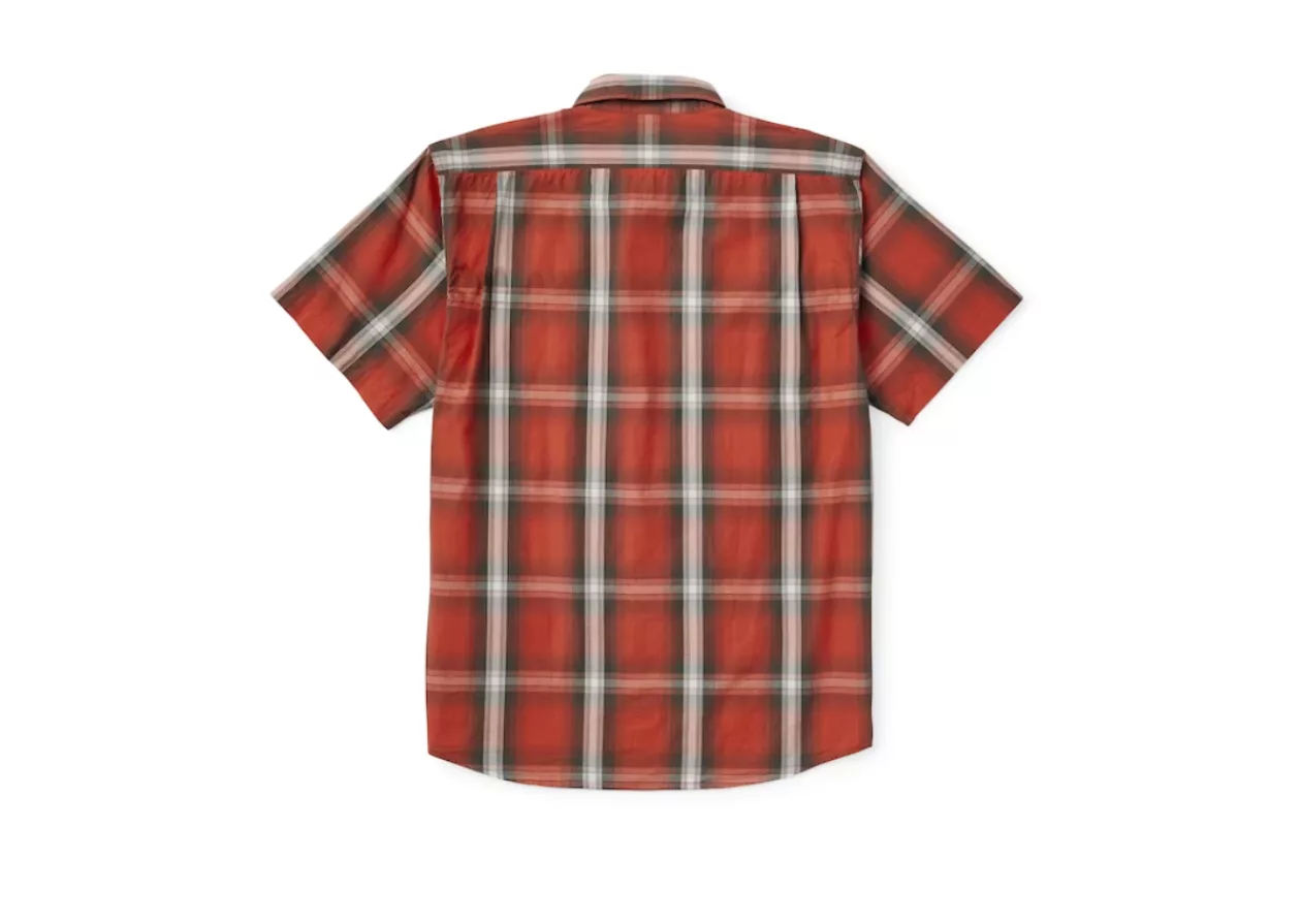 WASHED SHORT SLEEVE FEATHER CLOTH SHIRT 1