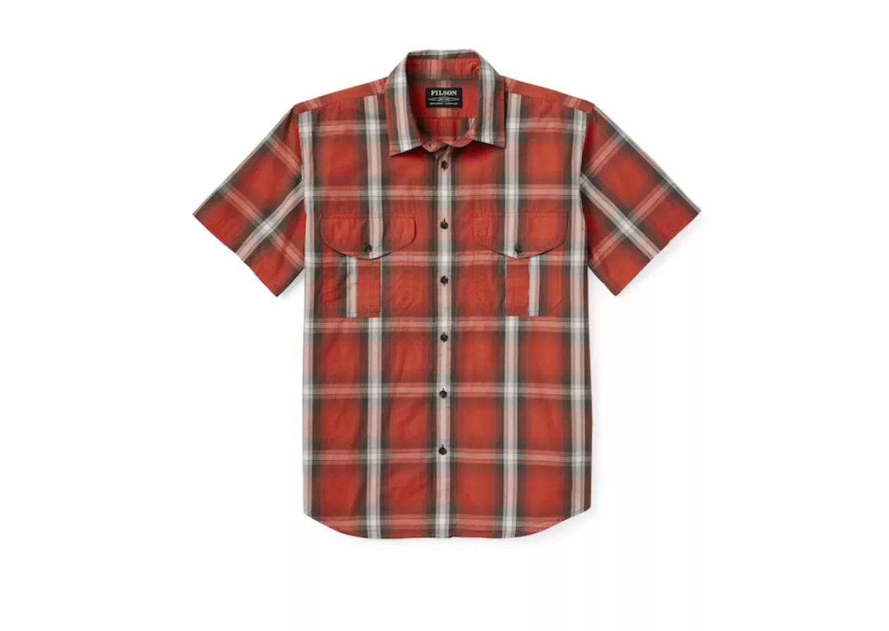 WASHED SHORT SLEEVE FEATHER CLOTH SHIRT 2