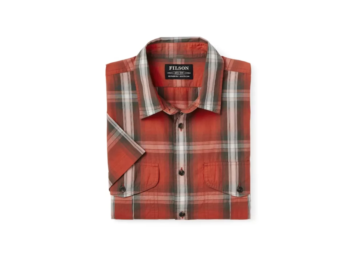 WASHED SHORT SLEEVE FEATHER CLOTH SHIRT 3