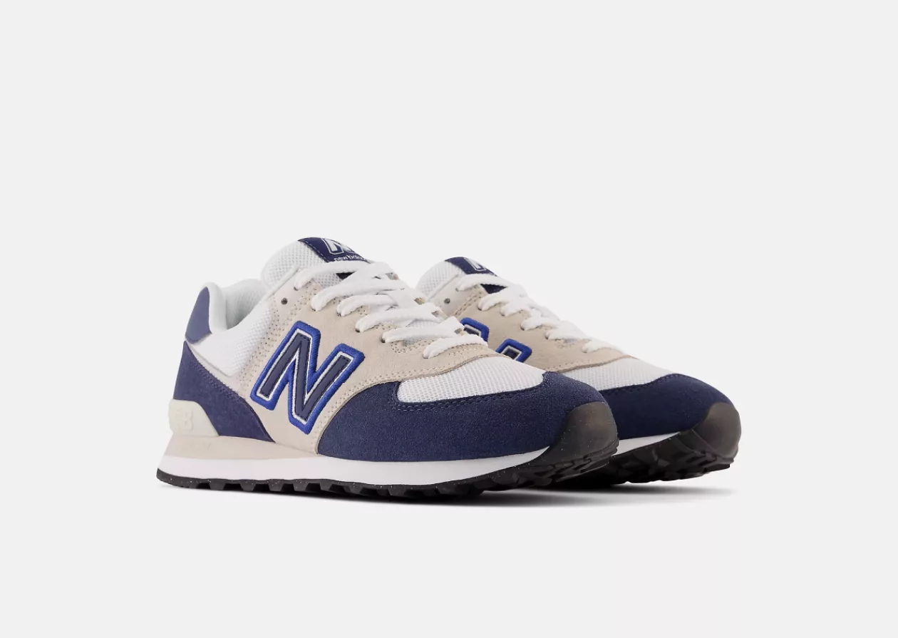 New Balance Navy with White 574 2